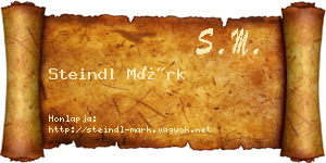 Steindl Márk névjegykártya